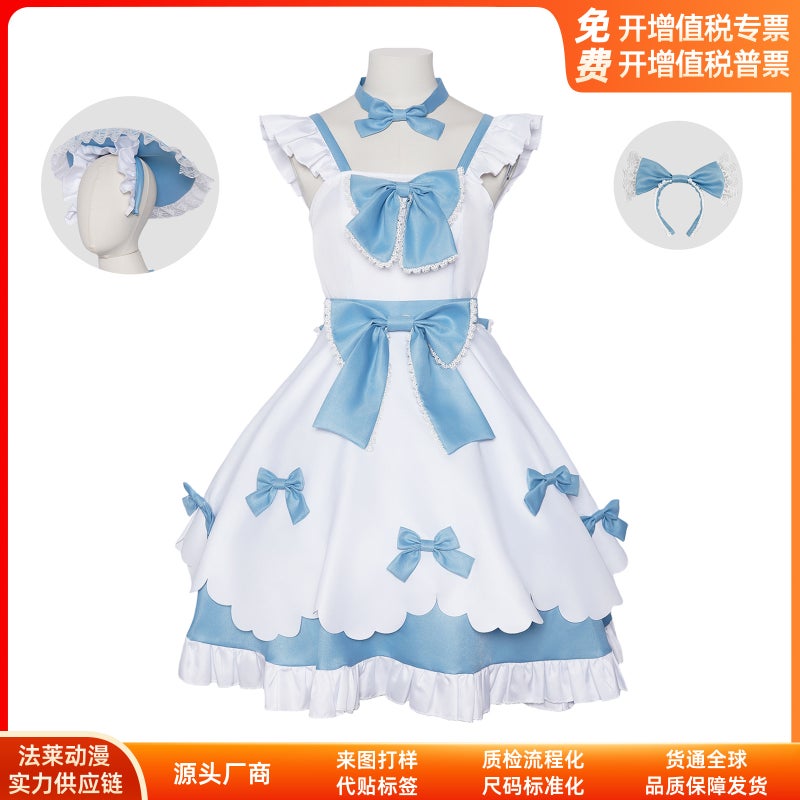 Escape From The Horror Night Cosplay Costume Twin Vengeful Spirits Anna And Anya Cosplay Two-Dimensional Clothing Stage Performance Outfit - Image 2