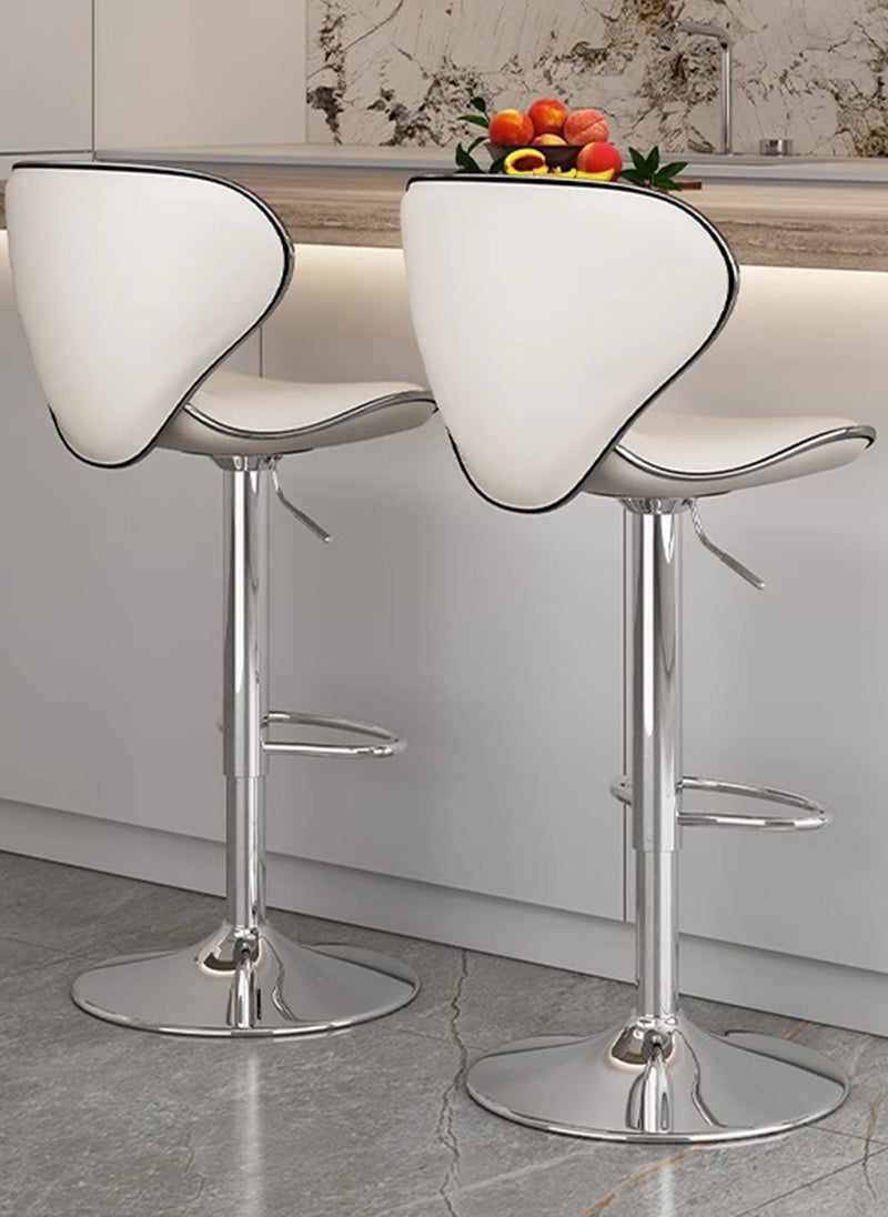 Sharpdo - Bar Chair,Butterfly Design Bar Stool Height Adjustable Bar Chair 360°Swivel Comfortable High Bar Stool for Home Kitchen Pub Counter Cashier Desk - Image 1