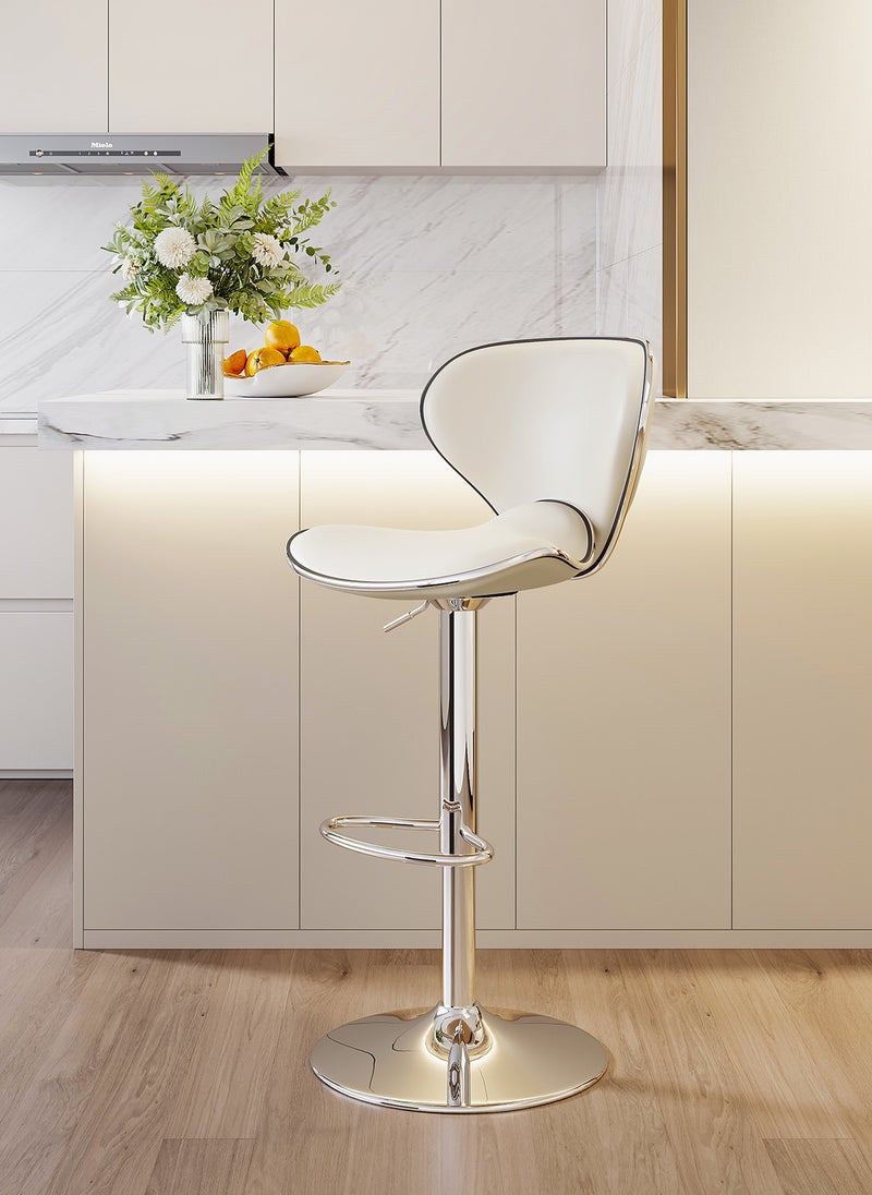 Sharpdo - Bar Chair,Butterfly Design Bar Stool Height Adjustable Bar Chair 360°Swivel Comfortable High Bar Stool for Home Kitchen Pub Counter Cashier Desk - Image 1