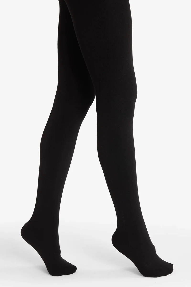ديفاكتو Woman Thermal Black Tights