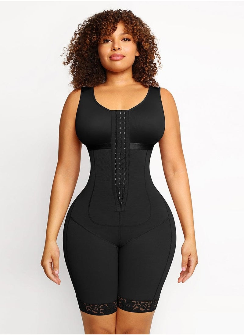 CURVCRAFT - Extreme Tummy Control Shapewear Bodysuit for Women - Full Body Slimmer with Butt Lifter, Thigh & Tummy Compression, Underbust Support, Seamless Sculpting for Silhouette Smoothing (Black) - Image 1