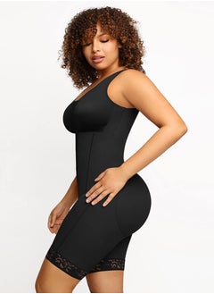 CURVCRAFT Extreme Tummy Control Shapewear Bodysuit for Women - Full Body Slimmer with Butt Lifter, Thigh & Tummy Compression, Underbust Support, Seamless Sculpting for Silhouette Smoothing (Black)  - Image 2