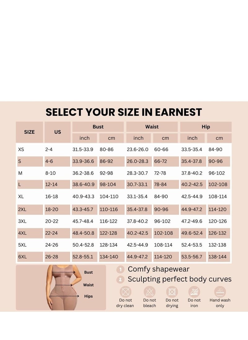 CURVCRAFT - Extreme Tummy Control Shapewear Bodysuit for Women - Full Body Slimmer with Butt Lifter, Thigh & Tummy Compression, Underbust Support, Seamless Sculpting for Silhouette Smoothing (Black) - Image 1