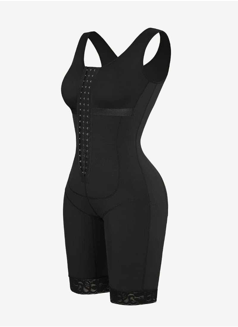 CURVCRAFT - Extreme Tummy Control Shapewear Bodysuit for Women - Full Body Slimmer with Butt Lifter, Thigh & Tummy Compression, Underbust Support, Seamless Sculpting for Silhouette Smoothing (Black) - Image 1