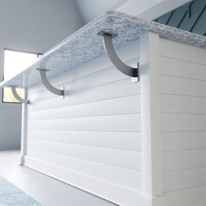 BKTM02X07X07BRHCO 2 INCH W X 7 INCH D X 7 INCH H BRADFORD STEEL BRACKET, HAMMERED COPPER - Image 3