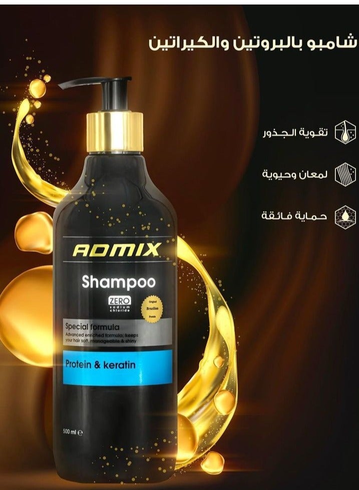 Melano Pharma Admix Shampoo With Protein And Keratin 500 ml - Image 1