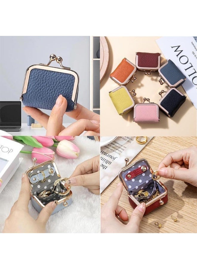 ChicAbode Artificial Leather Mini Jewelry Box, Mini Jewelry Organizer for Women, Red - Image 4