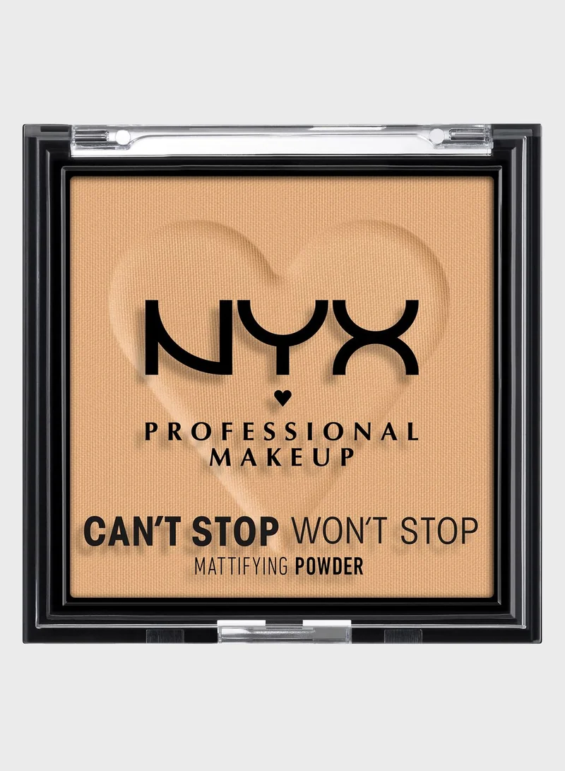 NYX PROFESSIONAL MAKEUP Can't Stop Won't Stop Mattifying Powder  Golden