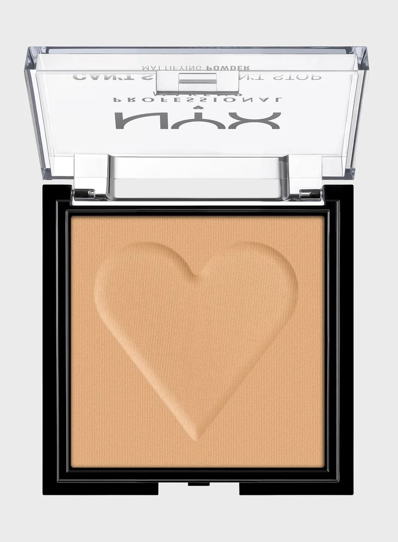NYX PROFESSIONAL MAKEUP Can't Stop Won't Stop Mattifying Powder  Golden