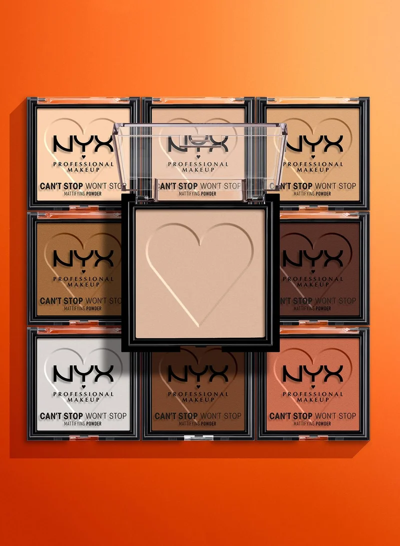 NYX PROFESSIONAL MAKEUP Can't Stop Won't Stop Mattifying Powder  Golden