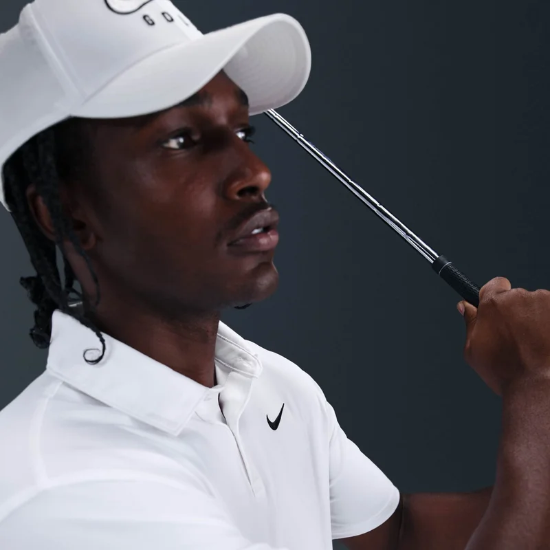 Nike White Men's Velocity Dri-FIT Golf Polo Shirt for Men | Best Price UAE