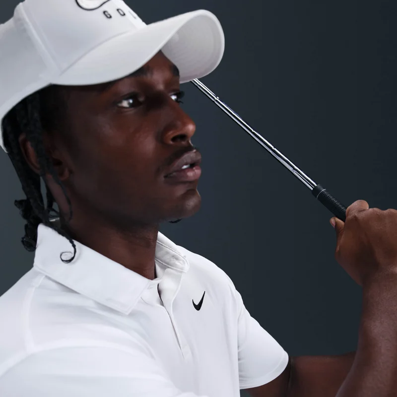 Nike White Men's Velocity Dri-FIT Golf Polo Shirt for Men | Best Price UAE