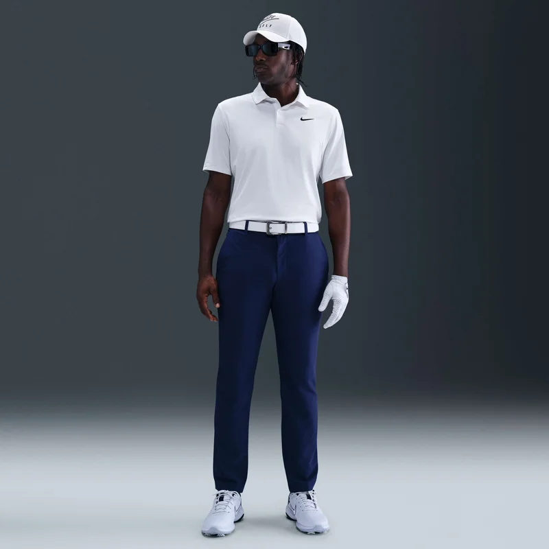 Nike White Men's Velocity Dri-FIT Golf Polo Shirt for Men | Best Price UAE