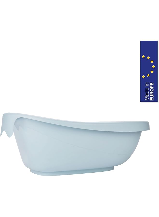 Badabulle Baby And Toddler Whale Bathtub Built In Drain Plug |Spacious And Comfortable Bath Tub Newborn To 24 Months - Image 2