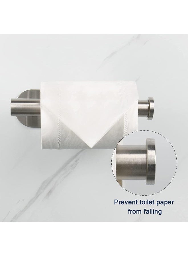 LIMOS Rustproof Adhesive Toilet Paper Holder - 304 Stainless Steel Stick-On No Drill Roll Holder for Bathroom, Kitchen & Washroom - Space-Saving, Easy Installation, Durable - Image 3