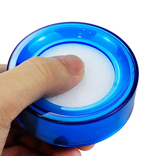 Dahszhi Desktop Sponge Finger Wet Moistener 2.7" Dia Blue - 3pcs - Image 2