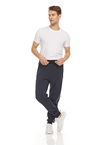 PURE CHAMP Mens 3 Pack Fleece Active Athletic Workout Jogger Sweatpants for Men with Zipper Pocket and Drawstring Size S-3XL (Medium, Set 2) - Image 2