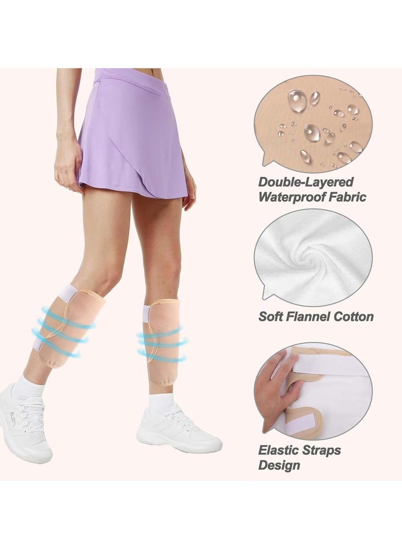 general Knee and Foot Castor Oil Pack, Reusable Organic Cotton Castor Oil Joint Compression Pads, Adjustable Castor Oil Pack Kit (Castor Oil Not Included) - Image 2