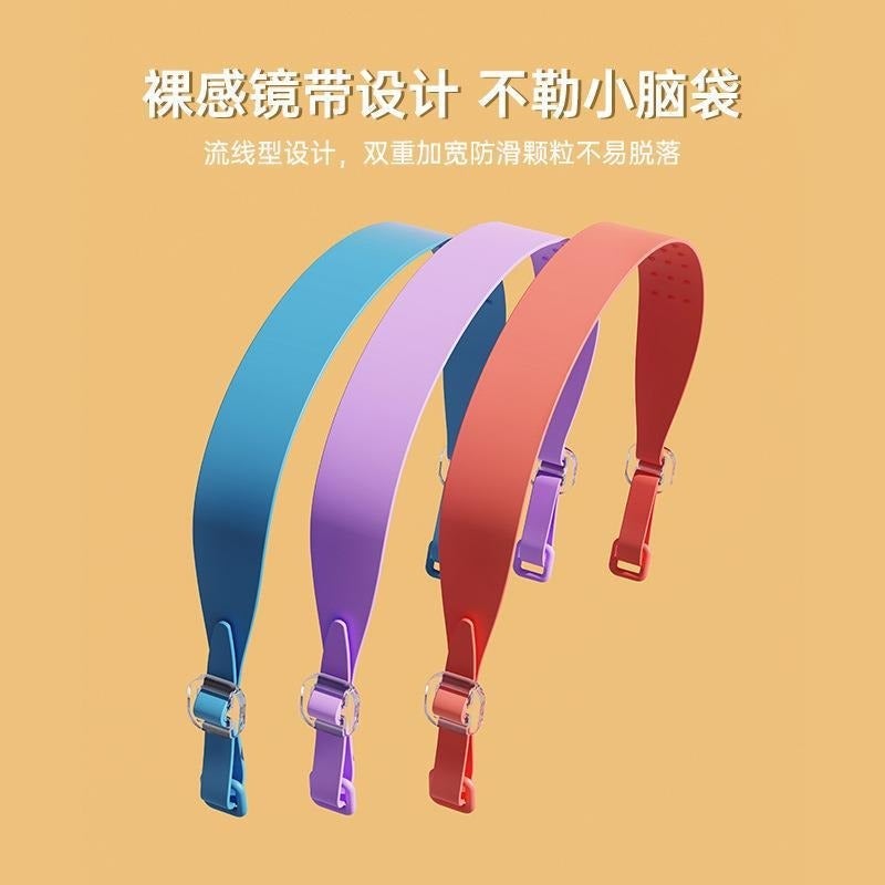 Fog-Resistant UV400 Kids Swimming Goggles Silicone Frame Adjustable Strap for Pool Beach Snorkeling Water Sports and Family Aquatic Play - Image 5