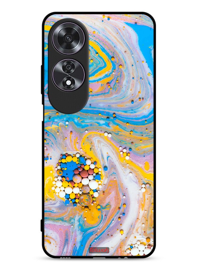 Tolwak Oppo A60 Protective Case Cover Gems Colorful Abstraction - Image 1