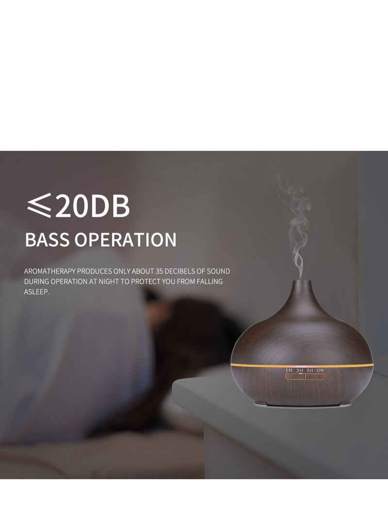 Mi VAZA - 500ML Ultrasonic Air Humidifier Essential Oil Diffuser With 7-Colour LED Lights Aromatherapy Humidifier - Image 1
