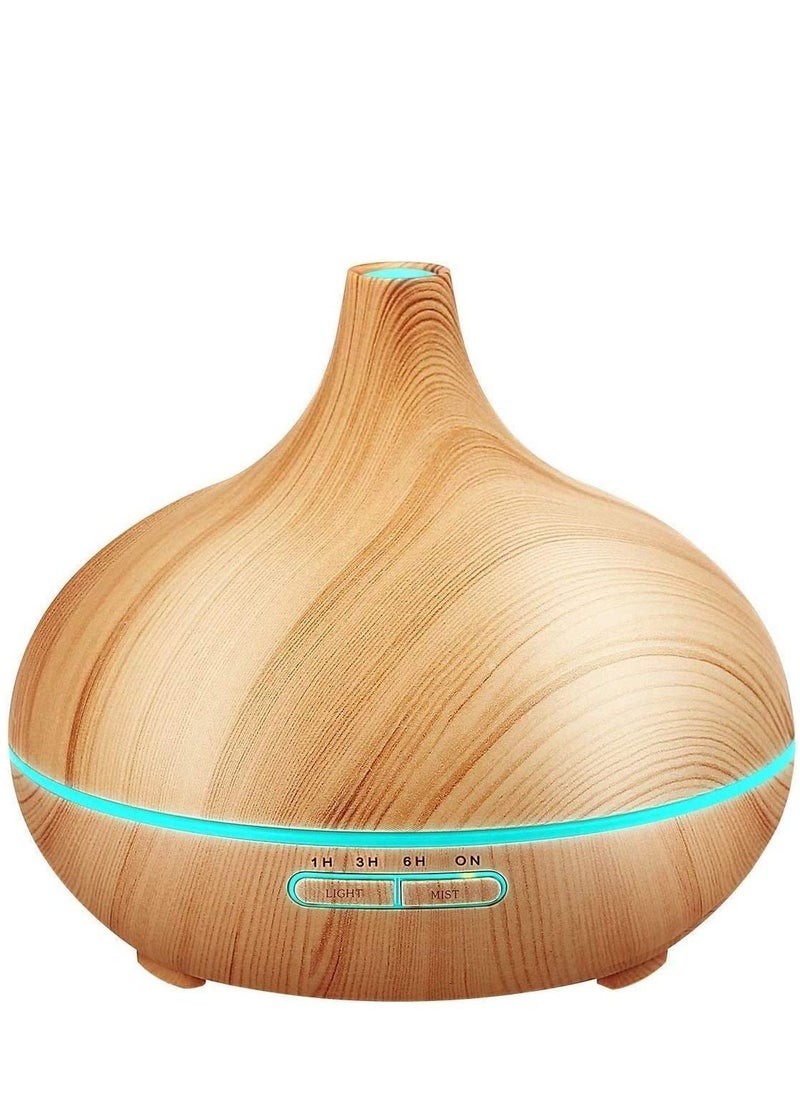 Mi VAZA - 500ML Ultrasonic Air Humidifier Essential Oil Diffuser With 7-Colour LED Lights Aromatherapy Humidifier - Image 1