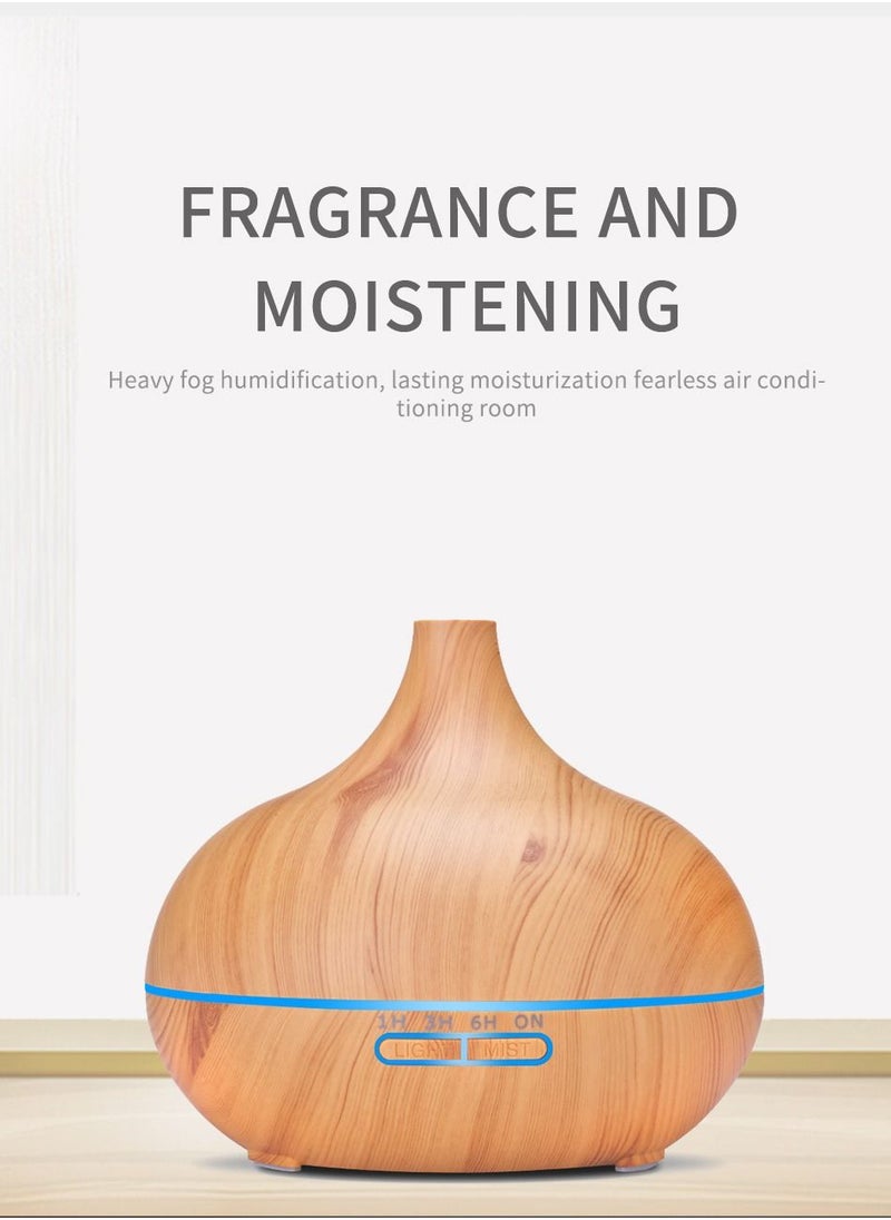 Mi VAZA - 500ML Ultrasonic Air Humidifier Essential Oil Diffuser With 7-Colour LED Lights Aromatherapy Humidifier - Image 1