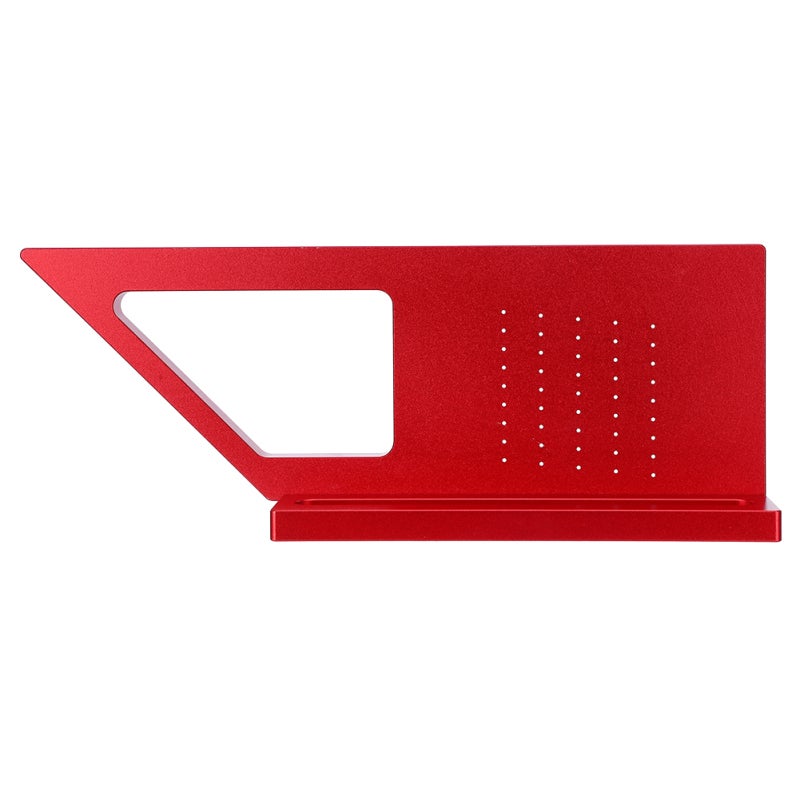Aluminum Alloy Woodworking Scribing Ruler Gauge Carpentry Auxiliary Measuring Tool - Image 4