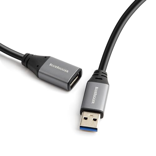 BlueRigger SuperSpeed USB 3.0 (Type A Male to Type A Female) Extension/Repeater Cable (6 Feet / 1.8 Meters) - Image 1