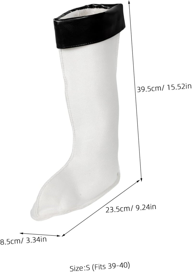 1pair Detachable Thermal Boot Liners for Men Comfortable High Tall Insulated Rain Boot Socks Warm and Lightweight Fits for Winter Outdoor Activities - Image 2