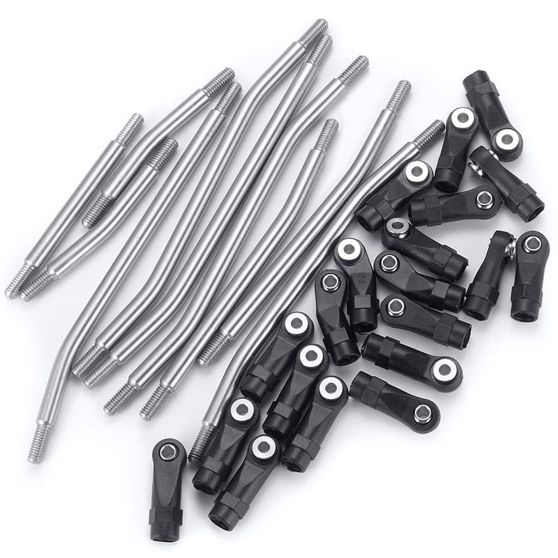 RCLIONS Stainless Steel Link Rod Linkage 324mm Wheelbase for TRX4 1/10 Crawler Car Upgrade Parts - Image 3