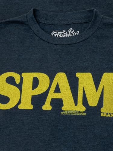 Tee Luv SPAM Licensed T-Shirt-large Navy Heather - Image 2