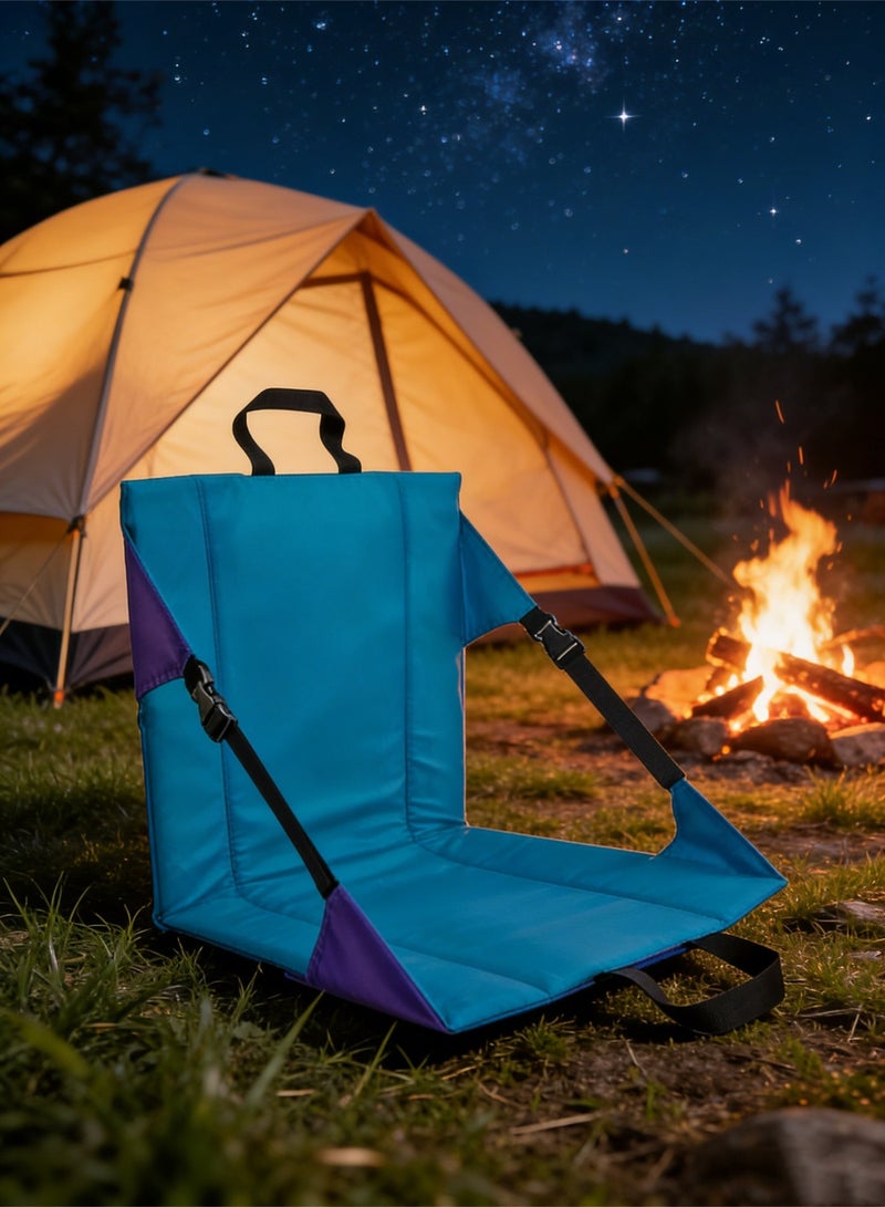 KYD Foldable Stadium Seat Cushion with Backrest | Lightweight Portable Waterproof Bleacher Pad for Sports Outdoor Events Camping Picnic - Image 1