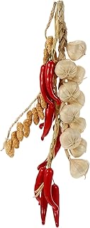 BESPORTBLE BESPORTBLE 3 Pcs Artificial Fake Vegetables String, Fake Garlic Pepper Peanut Hanging Decor Simulated Vegetable  - Image 1