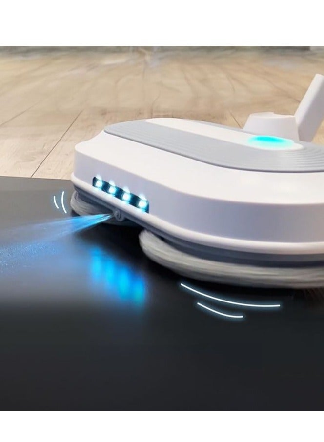 Denx Cordless Electric Floor Mop with Water Spray and LED Headlights. Up to 40 minutes of working time. 30W power. 2000mAh battery. 290ml water tank. Self-propelled floor cleaner with adjustable nozzle. - Image 5