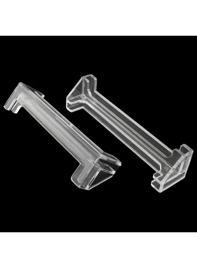 4pcs Clear L Shaped Vertical Blind Corner Valances Dust Cover Frames Easy Installation - Image 2