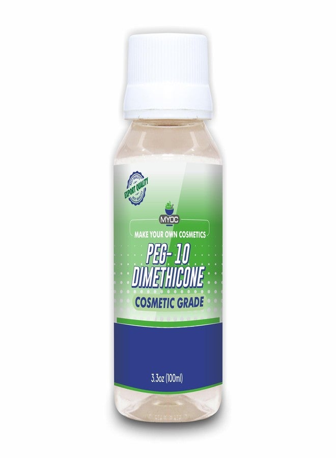 MYOC PEG-10 Dimethicone - 3.38 FL OZ (100ml), PEG-10 Dimethicone Cosmetic Grade, PEG-10 Dimethicone for Cream & lotion, Sunscreens, for Skin care & Cosmetics Products, Non-GMO, Paraben free - Image 1