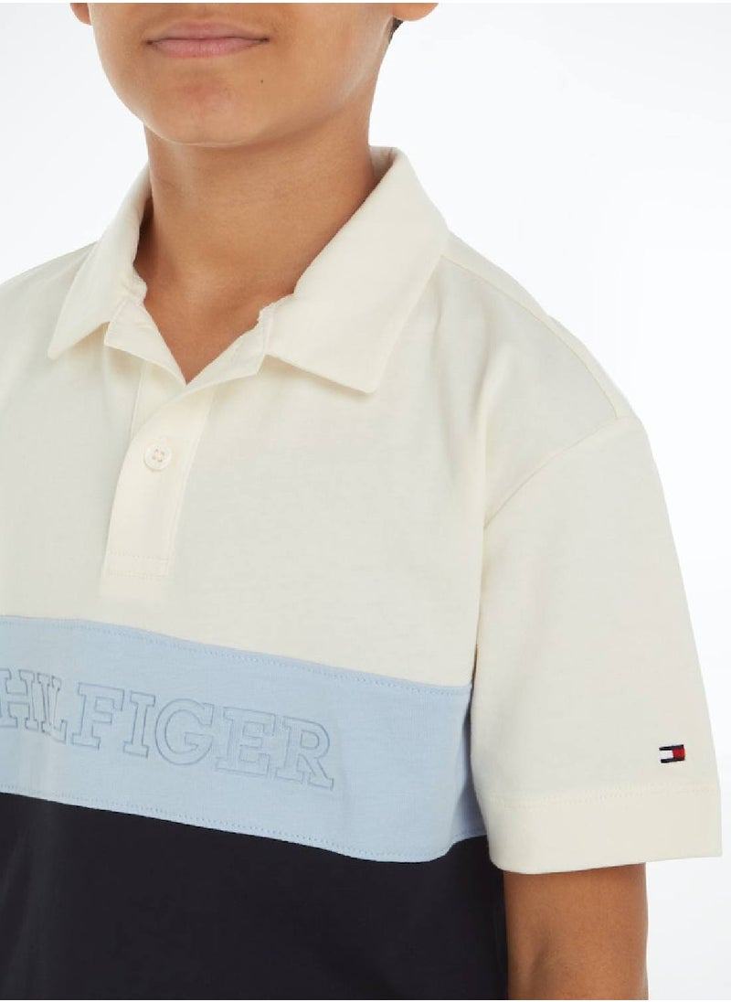 TOMMY HILFIGER Monotype Color Block Short Sleeves Polo  - Image 5