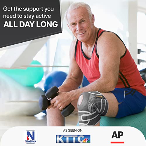 DR. BRACE ELITE Knee Brace with Side Stabilizers & Patella Gel Pads for Maximum Knee Pain Support and fast recovery for men and women-Please Check How To Size Video (Moon, Medium) - Image 4