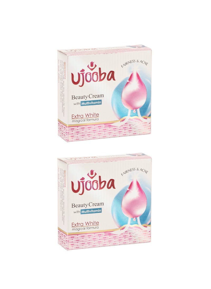 Ujooba Beauty Cream Extra White - 2x20g - Image 1