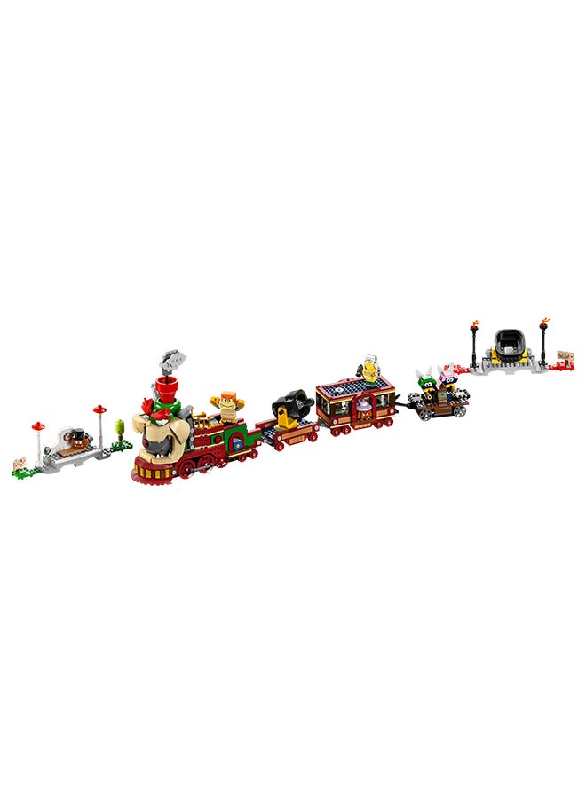 LEGO - Super Mario The Bowser Express Train Toy, Adventure Playset For Kids, A Hammer Bro, A Boom Boom, 2 Goombas, 2 Para-Biddybuds, Gift For Boys, Girls And Gamers 71437 (1392 Pieces) - Image 1