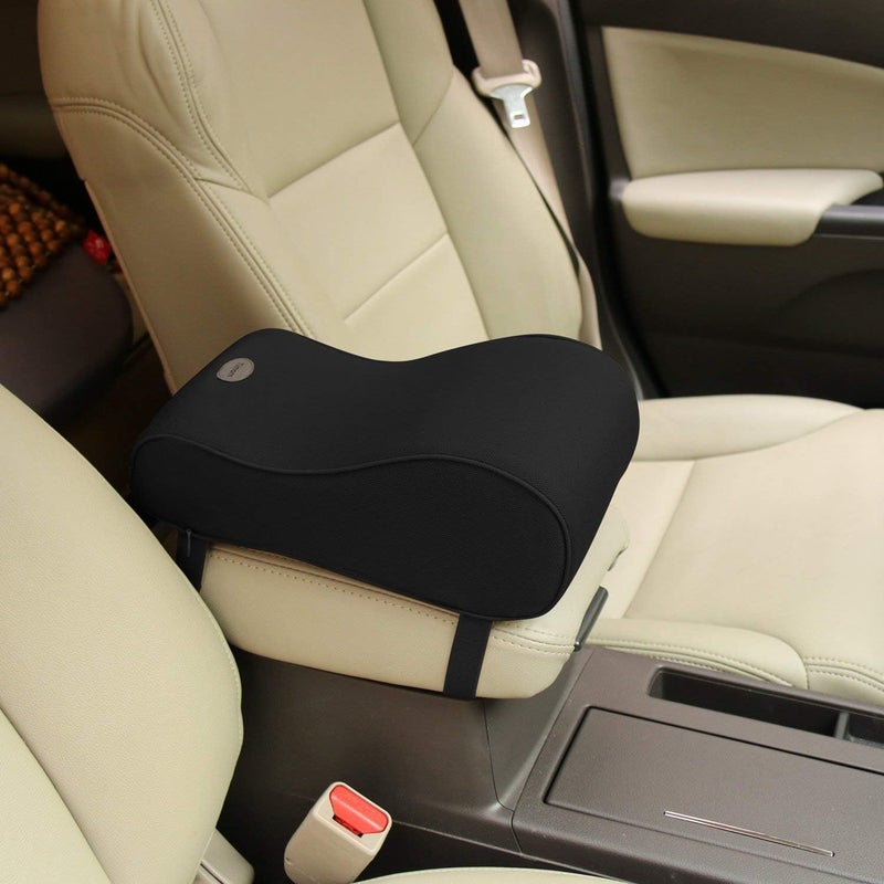 Timorn , Memory Foam Cushion Armrest Cover,Car Center Console Pillow, (Black) - Image 3