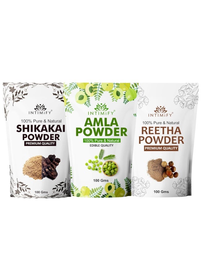 INTIMIFY انتيميفي أملا، ريثا، مسحوق شيكاكاي 100 جم*3 - Image 1