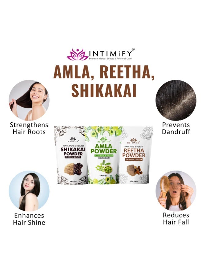 INTIMIFY انتيميفي أملا، ريثا، مسحوق شيكاكاي 100 جم*3 - Image 3