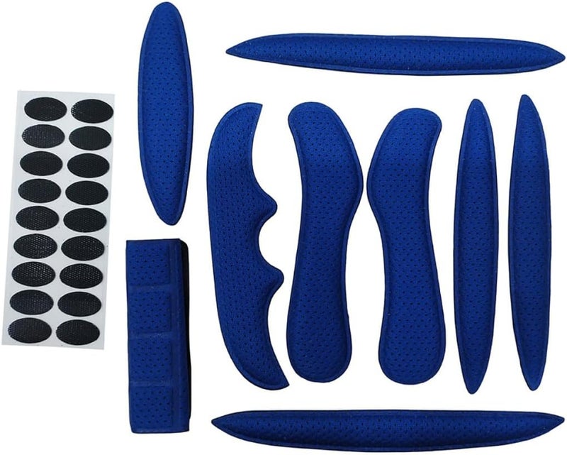 Multi-use detailed build Toyvian 1set Bike Helmet Padding Replacement Sweat Absorbing Protector for Cycling Skating Comfortable Shock Absorbing Liner for Optimal Fit and Safety All-round applied quality - Image 1
