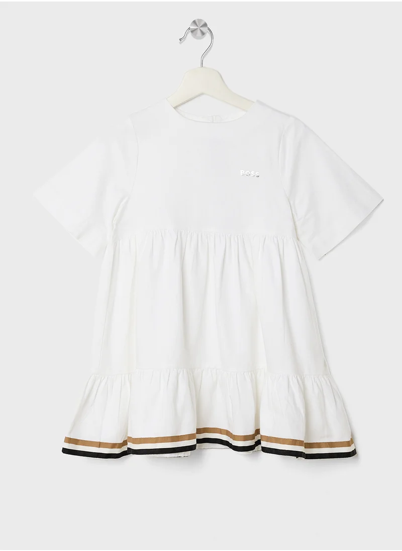 BOSS Kids Logo Midi Dress