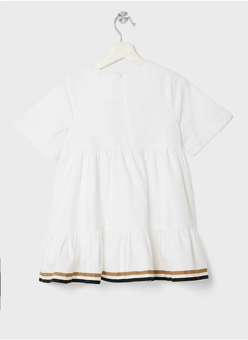 BOSS Kids Logo Midi Dress