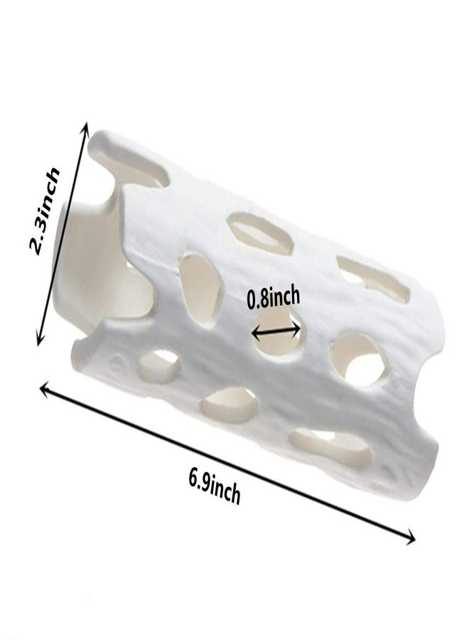 XMHF White Aquarium Decor Shrimp Shelter Tube Breeding Hiding Cave Holes Ornaments for Fish Tank - Image 2