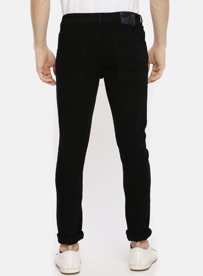 The Indian Garage Co Men Mid Rise Solid Slim Fit Jeans - Image 3