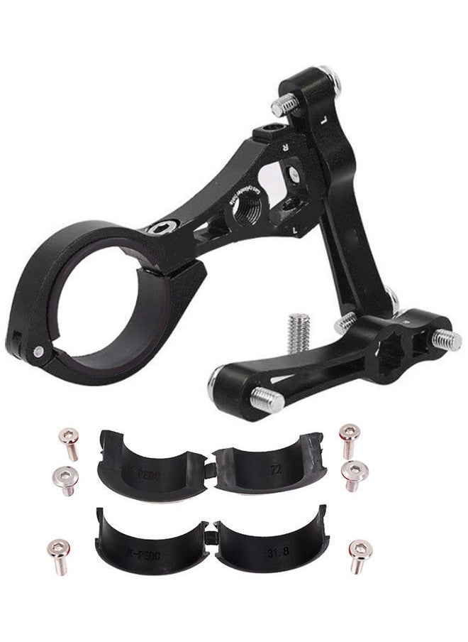 NIBEMINENT - MTB Bike Bicycle Cycling Water Bottle Dual Rack Stand Clamp Cage Holder Adapter 0.134kg - Image 1